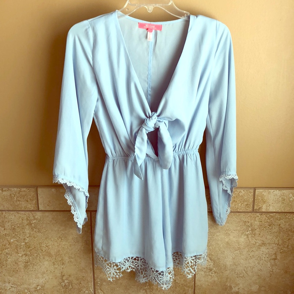 Baby Blue Romper